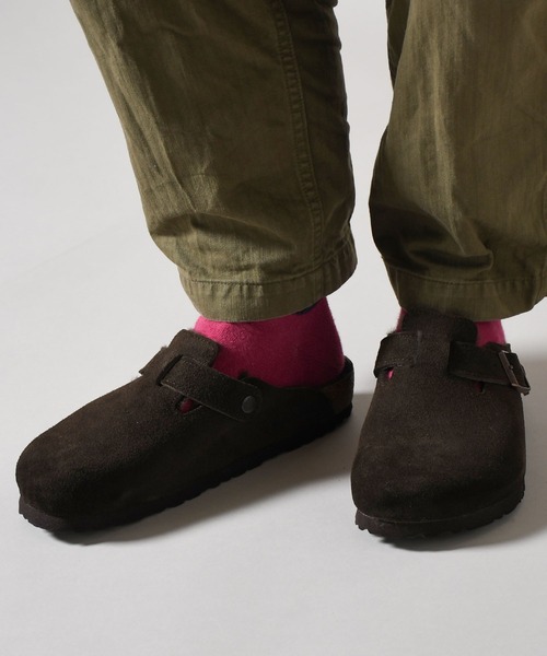 「BIRKENSTOCK」 サンダル 42 赤銅色 メンズ