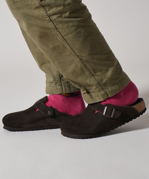 「BIRKENSTOCK」 サンダル 42 赤銅色 メンズ