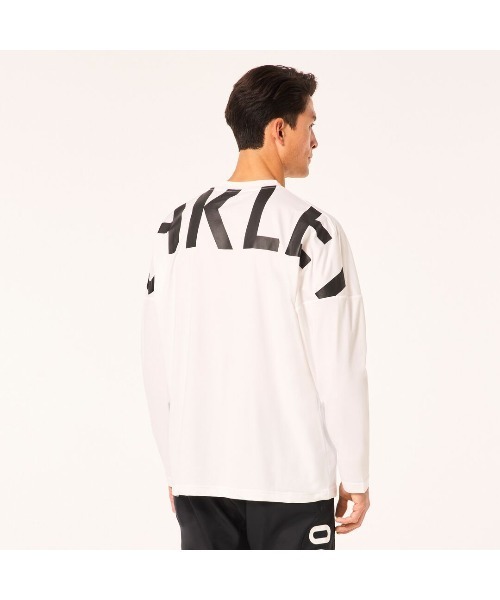 OAKLEY（オークリー） 長袖Tシャツ M ホワイト メンズ : ZOZOTOWN
