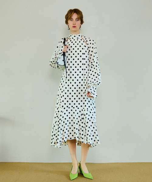 MAISON SPECIAL（メゾンスペシャル） ワンピース 2WAY Sleeve Dot One