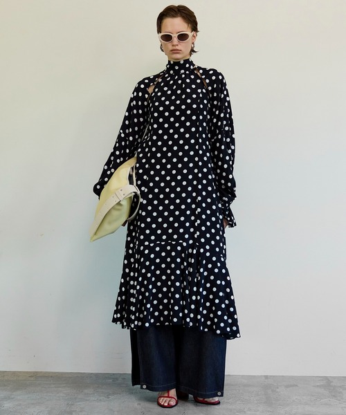MAISON SPECIAL（メゾンスペシャル） ワンピース 2WAY Sleeve Dot One