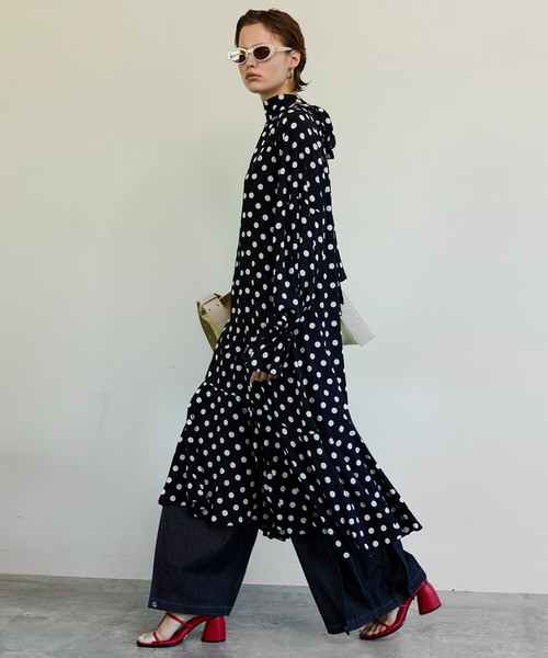 MAISON SPECIAL（メゾンスペシャル） ワンピース 2WAY Sleeve Dot One