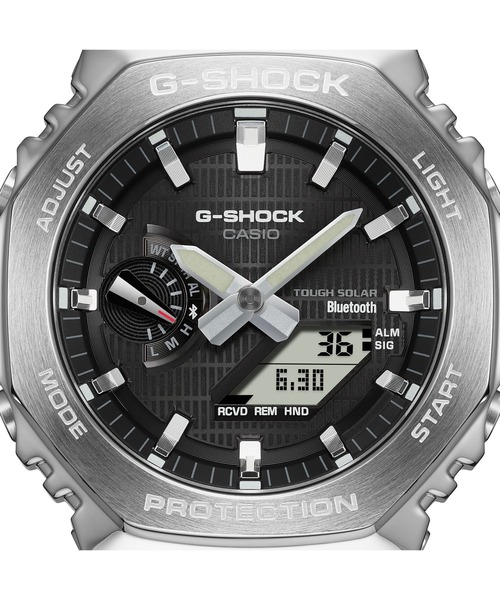 G-SHOCK 「G-SHOCK」 デジタル腕時計 FREE ブラック×シルバー メンズ