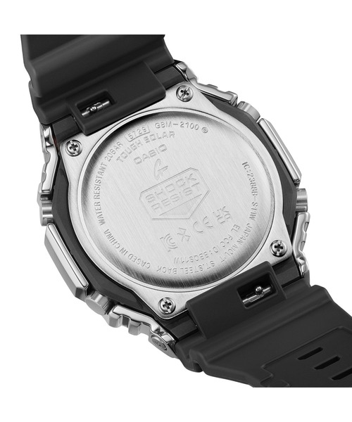 G-SHOCK 「G-SHOCK」 デジタル腕時計 FREE ブラック×シルバー メンズ
