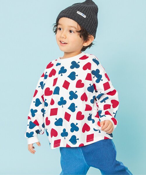 BREEZE（ブリーズ） tシャツ 「26春」DAISUKI総柄ロンT キッズ 子供服