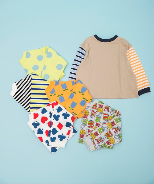 BREEZE（ブリーズ） tシャツ DAISUKI総柄ロンT キッズ 子供服 男の子