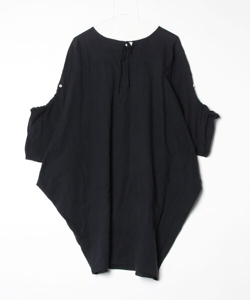 「Si-Si-Si」 7分袖ワンピース - ブラック レディース_画像2