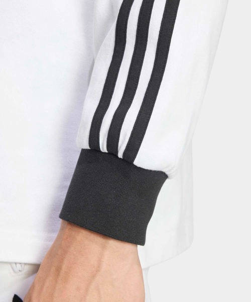adidas（アディダス） ポロシャツ スリーストライプス ラグビー 長袖 
