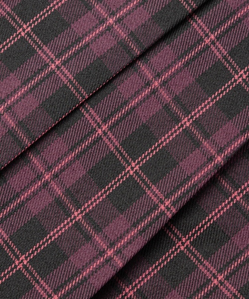 「DearMyLove」 半袖ワンピース MEDIUM ボルドー レディース_画像3