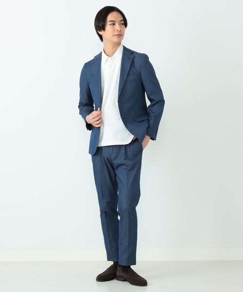 BEAMS HEART（ビームス ハート） テーラードジャケット LARGE ブルー系