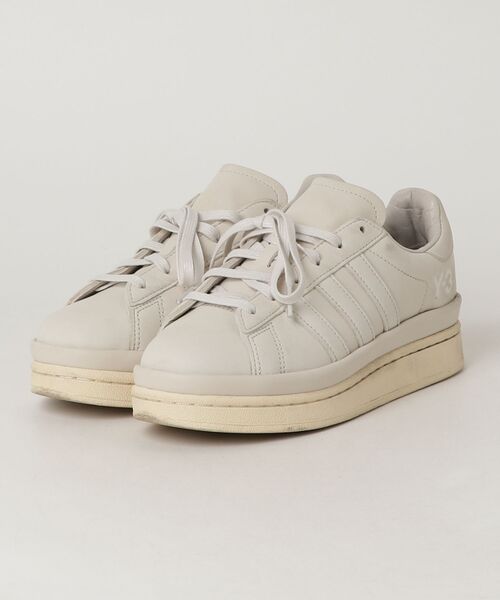 Y-3 「Y-3」 ローカットスニーカー 23.5cm ホワイト レディース