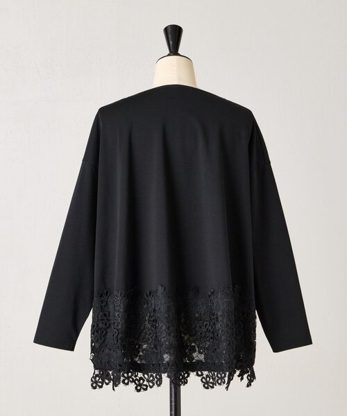 BEARDSLEY（ビアズリー） tシャツ 裾レースカットソー レディース