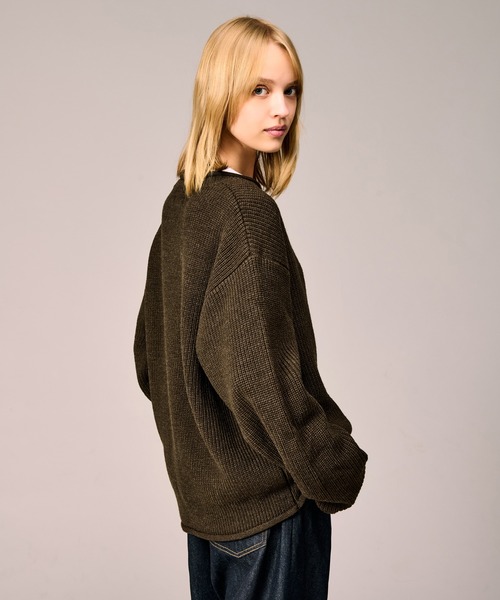 WETTEMPT セーター ニット SHOULDER BUTTON RIB KNIT / ショルダー 