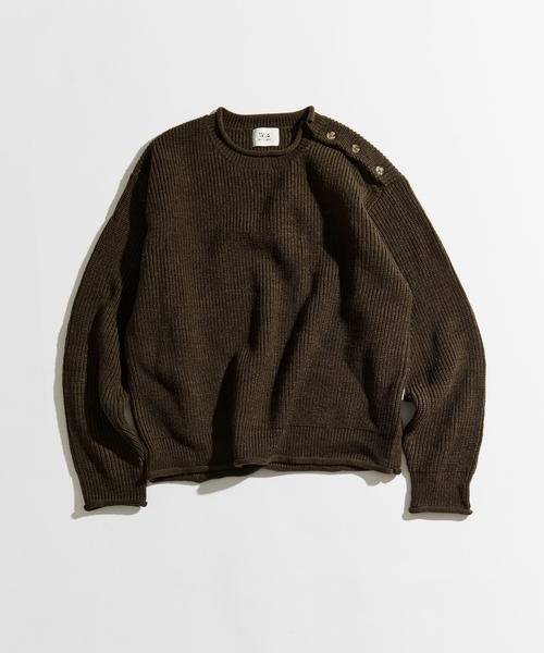 WETTEMPT セーター ニット SHOULDER BUTTON RIB KNIT / ショルダー