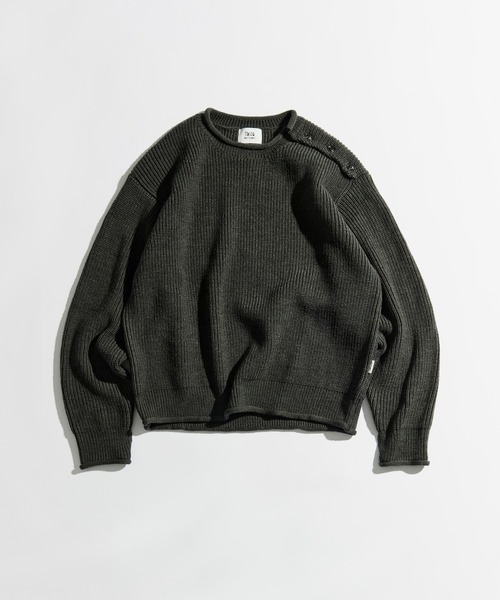 WETTEMPT セーター ニット SHOULDER BUTTON RIB KNIT / ショルダー