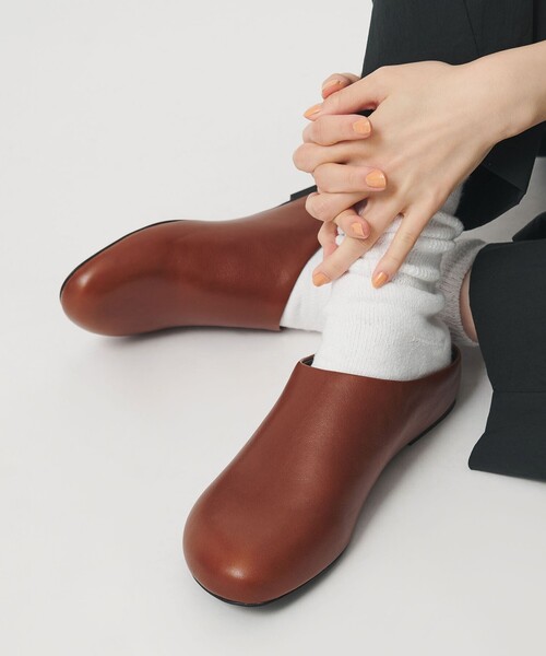 BEAUTY&YOUTH UNITED ARROWS シューズ 37 24cm BEAUTY＆YOUTH UNITED ARROWS スリッポン レザー インヒール