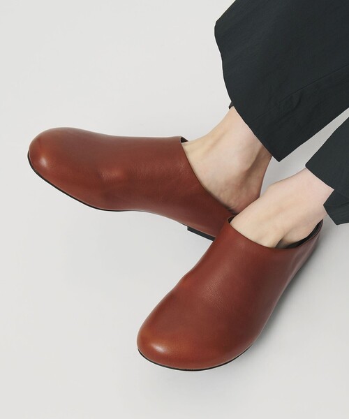 BEAUTY＆YOUTH UNITED ARROWS スリッポン レザー インヒール