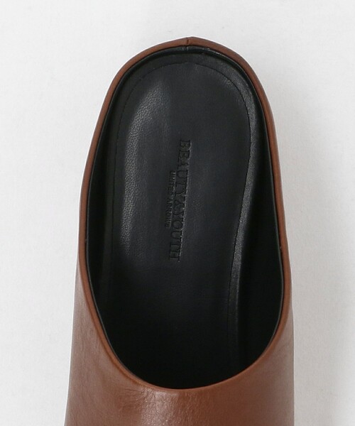 BEAUTY＆YOUTH UNITED ARROWS スリッポン レザー インヒール 