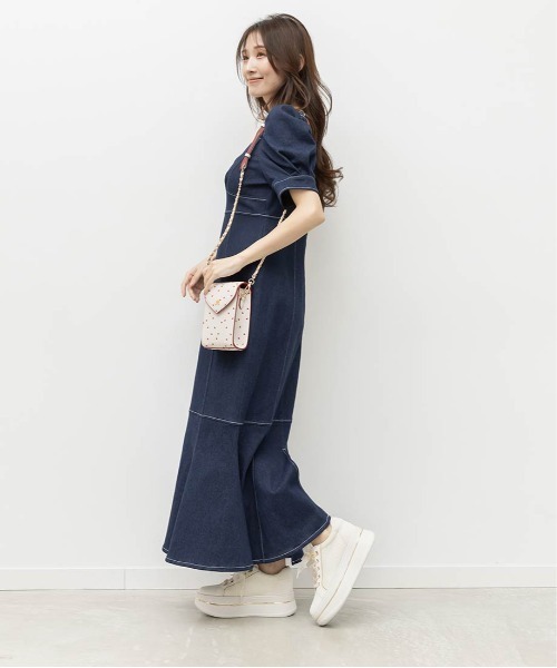RANDA（ランダ） スニーカー 2WAY シアーリボンプラットフォーム