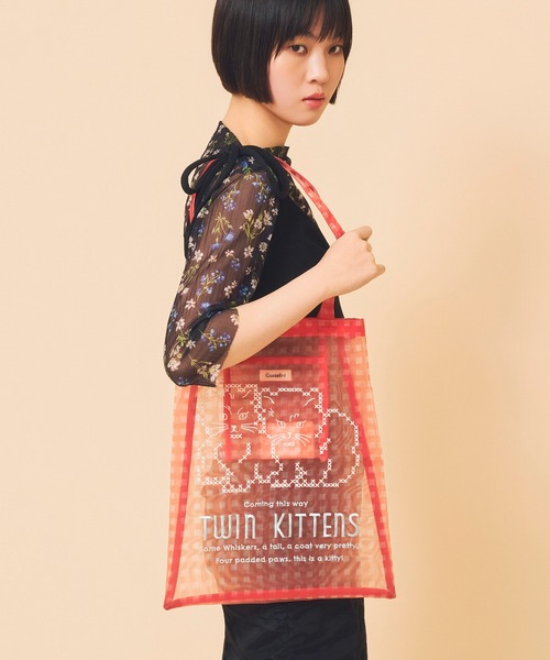 Casselini（キャセリーニ） トートバッグ チュール刺繍トート