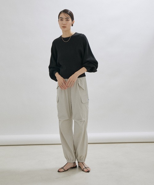 「SALON adam et rope'」 長袖ニット FREE ブラック レディース_画像2