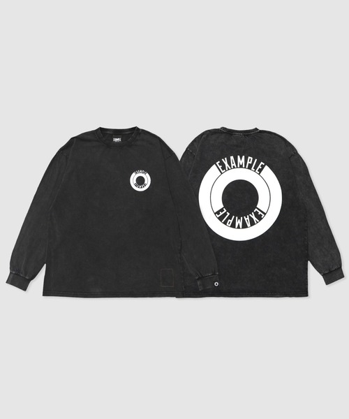 EXAMPLE（エグザンプル） tシャツ EXAMPLE ROUND LOGO L/S TEE メンズ 