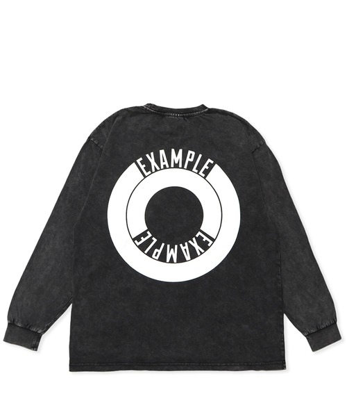 EXAMPLE（エグザンプル） tシャツ EXAMPLE ROUND LOGO L/S TEE メンズ