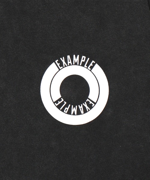 EXAMPLE（エグザンプル） tシャツ EXAMPLE ROUND LOGO L/S TEE メンズ 