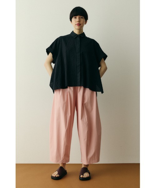 HeRIN.CYE ブラウス シャツ Back long shirt バックロングシャツ