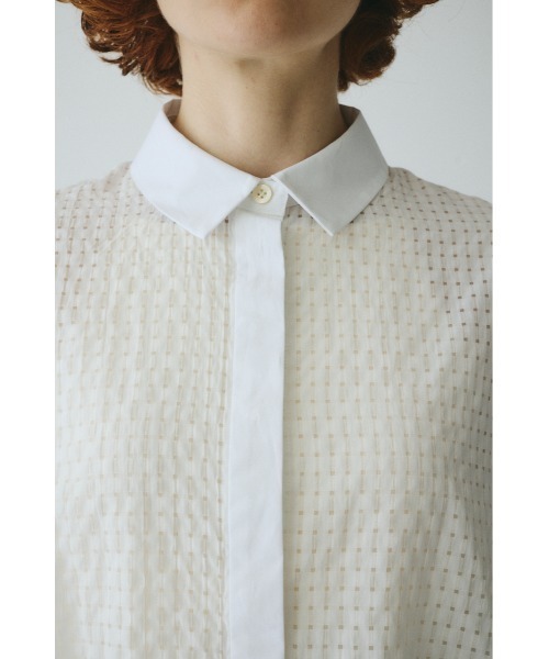 バックロングシャツ HeRIN.CYE ブラウス シャツ Back long shirt バックロングシャツ