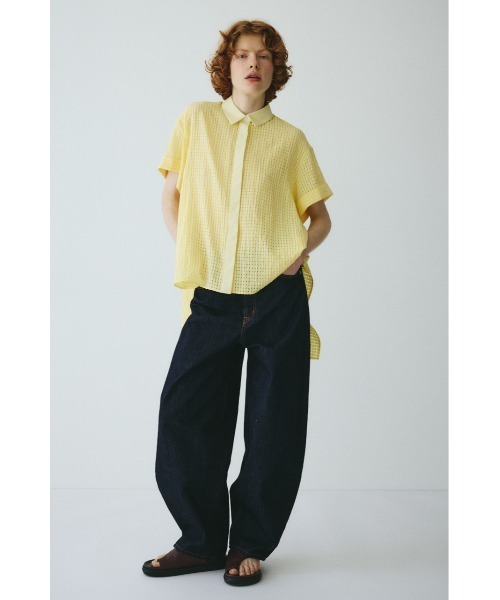 バックロングシャツ HeRIN.CYE ブラウス シャツ Back long shirt バックロングシャツ