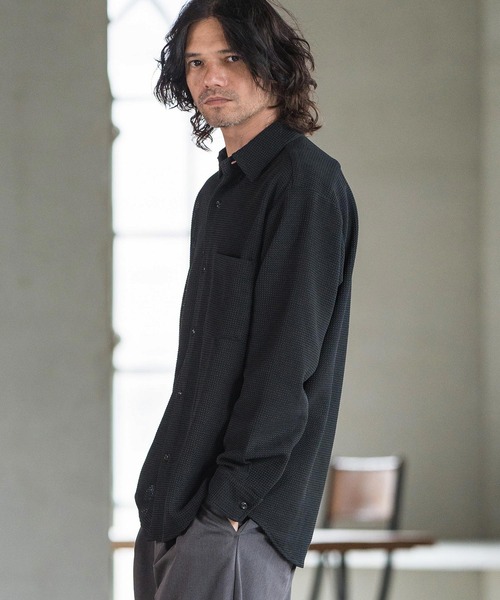 「CAMBIO」 長袖シャツ M ボルドー メンズの画像