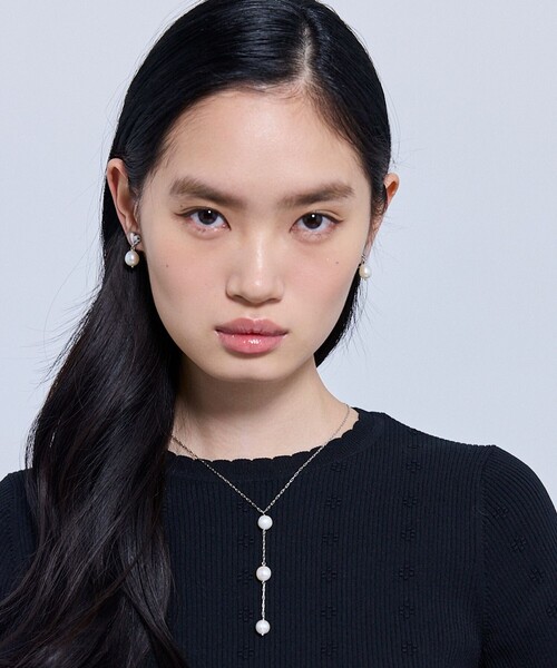 ネックレス TROIS PERLE NECKLACE 淡水パールネックレス レディースの画像
