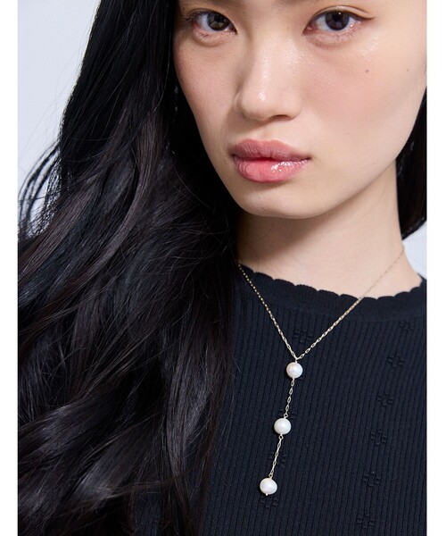 ネックレス TROIS PERLE NECKLACE 淡水パールネックレス レディースの画像