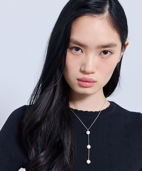 ネックレス TROIS PERLE NECKLACE 淡水パールネックレス レディースの画像