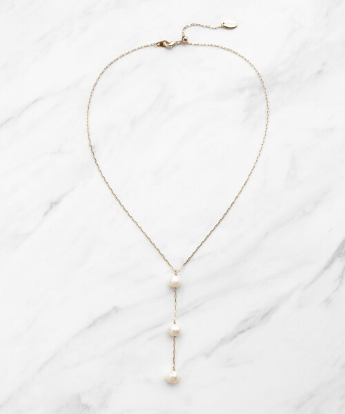 ネックレス TROIS PERLE NECKLACE 淡水パールネックレス レディースの画像