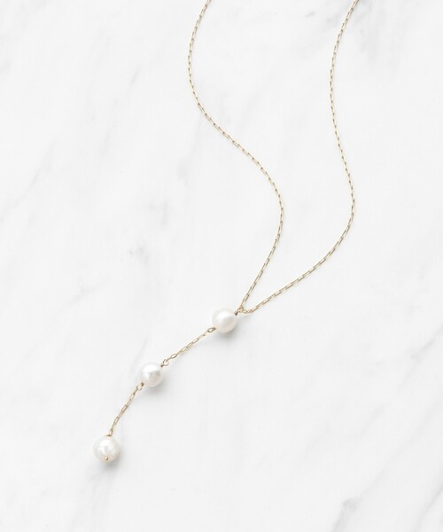 ネックレス TROIS PERLE NECKLACE 淡水パールネックレス レディースの画像