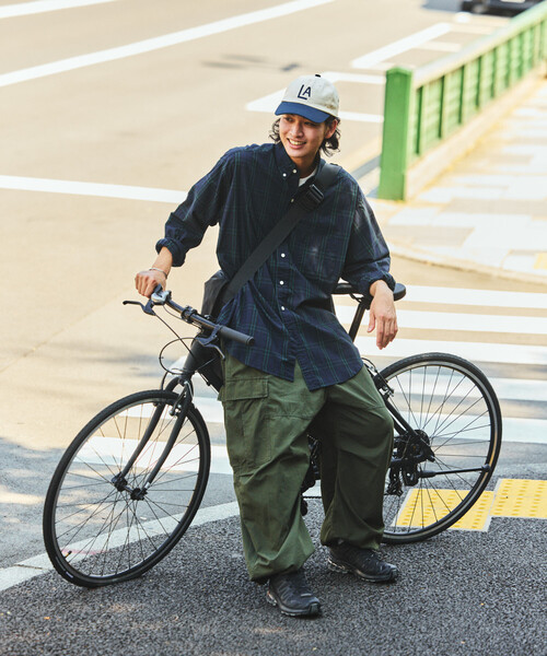 「NAUTICA」 長袖シャツ MEDIUM ネイビー メンズの画像