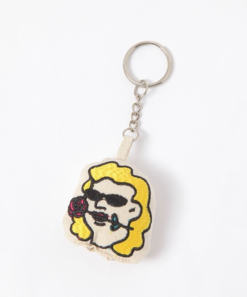 niko and…（ニコアンド） キーホルダー 「Super Mom」刺繍キーホルダー