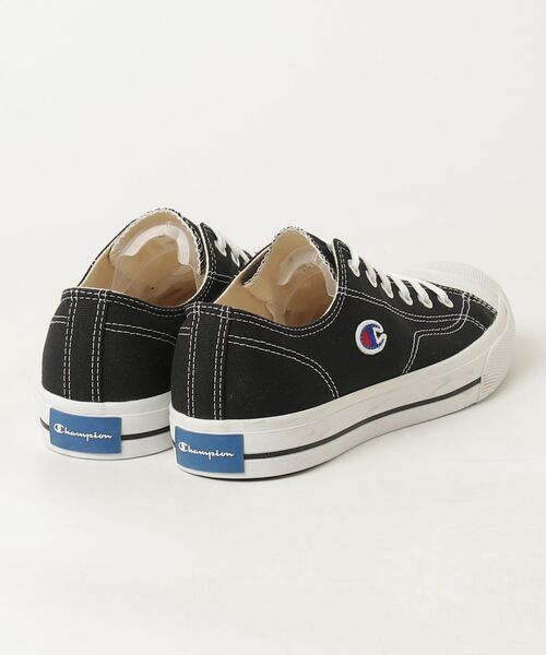 「Champion」 ローカットスニーカー 25.5cm ブラック メンズ_画像2