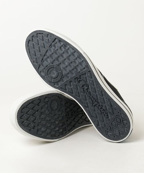 「Champion」 ローカットスニーカー 25.5cm ブラック メンズ_画像3