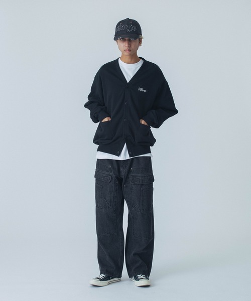 XLARGE（エクストラ ラージ） カーディガン M ブラック メンズ 