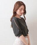 ニット セーター 「接触冷感/UVケア」クール...の詳細画像2
