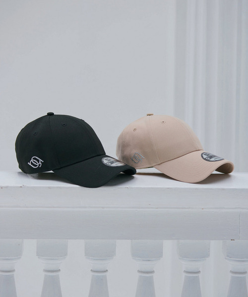 キャップ 帽子 「NEW ERA」9FORTYラインストーンサイドロゴキャップ レディースの画像