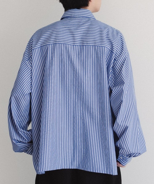 「epnok」 長袖シャツ LARGE ブラック メンズ_画像5
