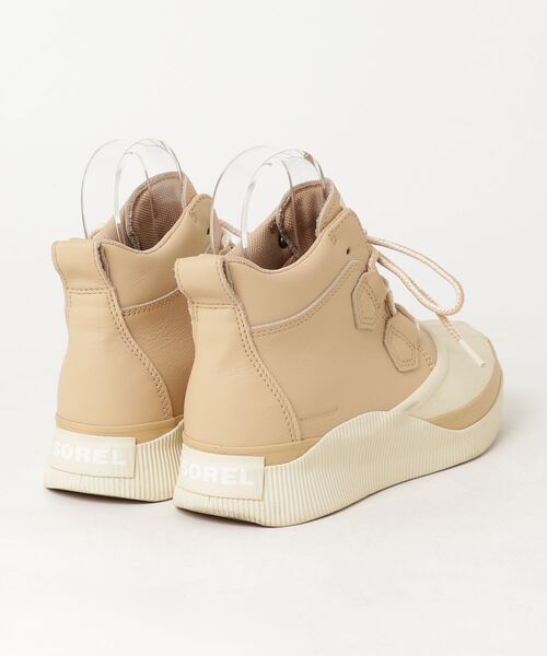 「SOREL」 ハイカットスニーカー 25.0cm ベージュ レディース_画像2