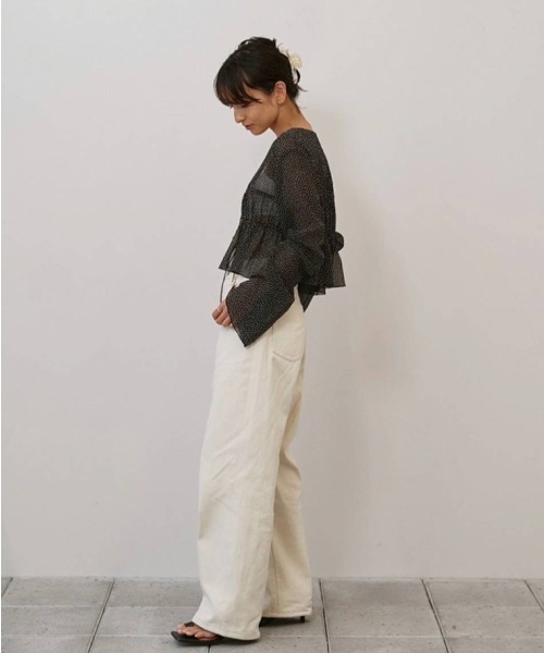 TODAYFUL トゥデイフル todayful カーディガン Shirring Dot Cardigan