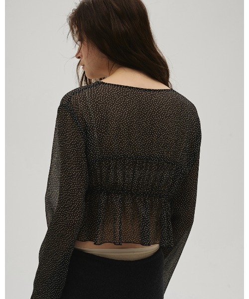 TODAYFUL todayful カーディガン Shirring Dot Cardigan レディース