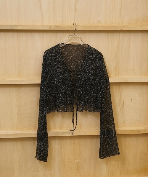 TODAYFUL todayful カーディガン Shirring Dot Cardigan レディース