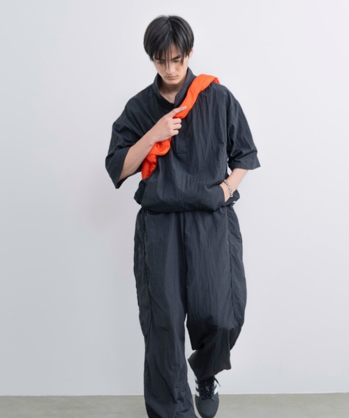 「SINSS」 イージーパンツ LARGE ブラック メンズ_画像5